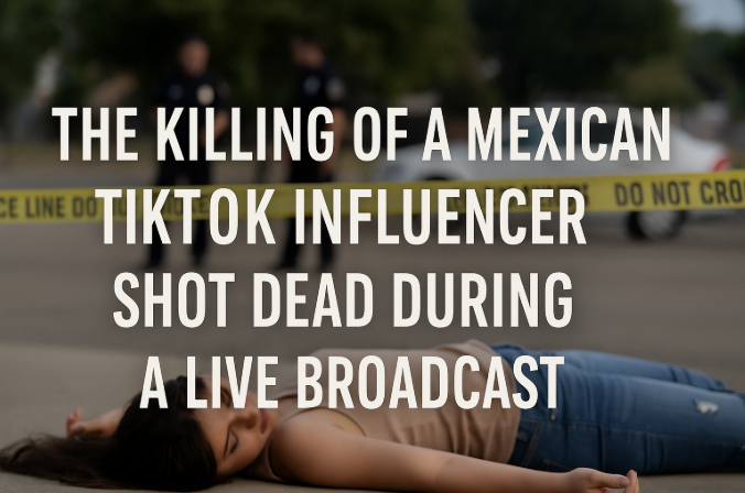 The killing of a Mexican TikTok influencer shot dead during a live broadcast.